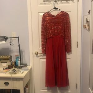 Beautiful red Christmas dress or whatever